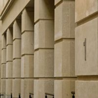 Portland stone cladding, Kings Arms Yard, EC2