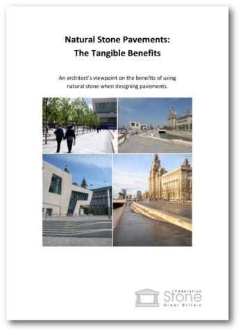 Natural Stone Pavements:<br>The Tangible Benefits