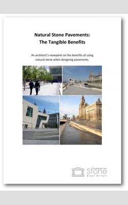 Natural Stone Pavements:<br>The Tangible Benefits